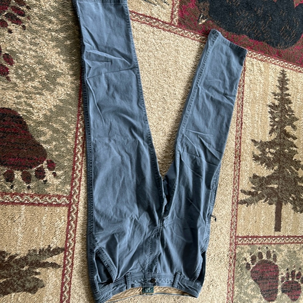 GH Bass Co Canvas Utility Pants 36x34 Measures 35x33 Gray Outdoor Work